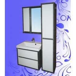 Комплект мебели для ванной "ВАЛЕНСИЯ" / ТОРОС ГРАФИТ-4