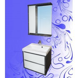 Комплект мебели для ванной "ВАЛЕНСИЯ" / Торос-Графит -3