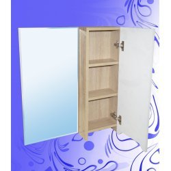 Шкаф-зеркало "Оливия 600" / Дуб Сонома